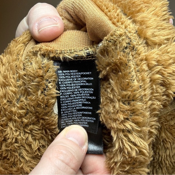 THE NORTH FACE OSO WOMENS JACKET SMALL BROWN FLEECE FULL ZIP - Picture 4 of 4